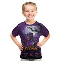 Custom Halloween Melbourne Storm Kid T Shirt Spooky Australia Mascot Rugby