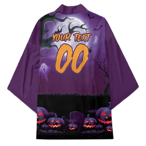 Custom Halloween Melbourne Storm Kimono Spooky Australia Mascot Rugby