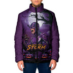 Custom Halloween Melbourne Storm Padded Jacket Spooky Australia Mascot Rugby