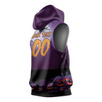 Custom Halloween Melbourne Storm Sleeveless Hoodie Spooky Australia Mascot Rugby