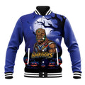 Custom Halloween New-Zealand Warriors Baseball Jacket Spooky Australia Mascot Rugby