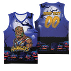 Custom Halloween New-Zealand Warriors Basketball Jersey Spooky Australia Mascot Rugby
