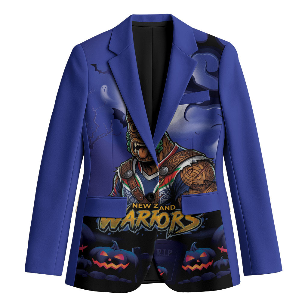 Custom Halloween New-Zealand Warriors Blazer Spooky Australia Mascot Rugby