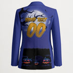 Custom Halloween New-Zealand Warriors Blazer Spooky Australia Mascot Rugby