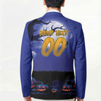 Custom Halloween New-Zealand Warriors Blazer Spooky Australia Mascot Rugby