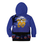 Custom Halloween New-Zealand Warriors Kid Hoodie Spooky Australia Mascot Rugby