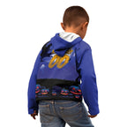 Custom Halloween New-Zealand Warriors Kid Hoodie Spooky Australia Mascot Rugby