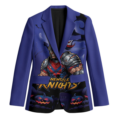 Custom Halloween Newcastle Knights Blazer Spooky Australia Mascot Rugby