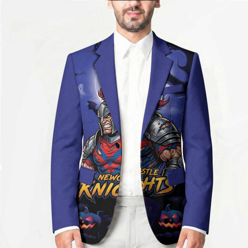 Custom Halloween Newcastle Knights Blazer Spooky Australia Mascot Rugby