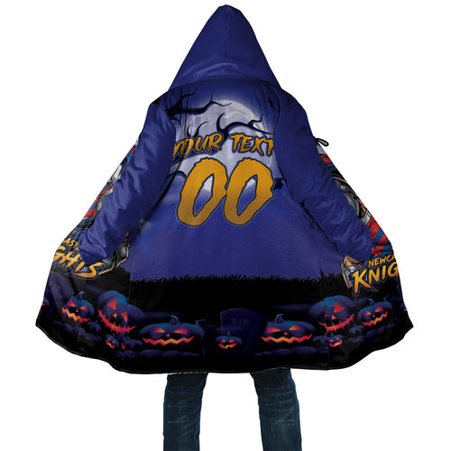 Custom Halloween Newcastle Knights Cloak Spooky Australia Mascot Rugby