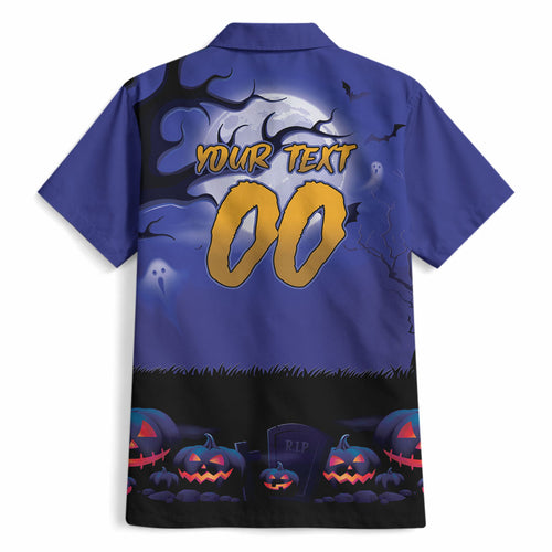 Custom Halloween Newcastle Knights Hawaiian Shirt Spooky Australia Mascot Rugby