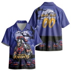 Custom Halloween Newcastle Knights Kid Hawaiian Shirt Spooky Australia Mascot Rugby
