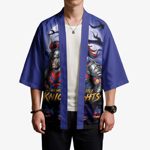 Custom Halloween Newcastle Knights Kimono Spooky Australia Mascot Rugby