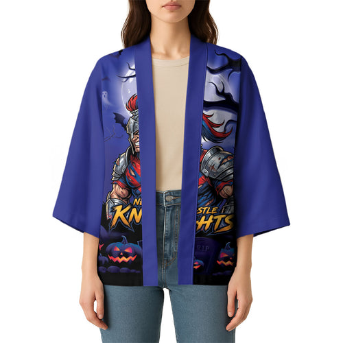 Custom Halloween Newcastle Knights Kimono Spooky Australia Mascot Rugby