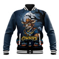 Custom Halloween North Queensland Cowboys Baseball Jacket Spooky Australia Mascot Rugby