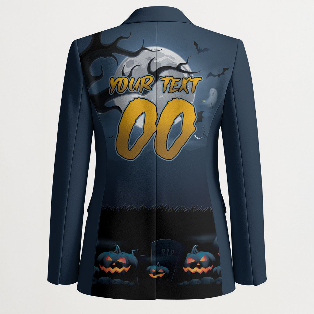 Custom Halloween North Queensland Cowboys Blazer Spooky Australia Mascot Rugby