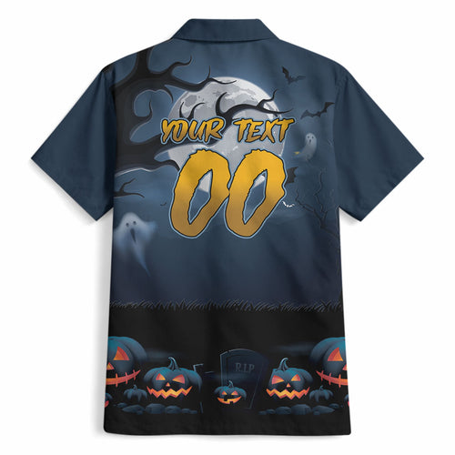 Custom Halloween North Queensland Cowboys Hawaiian Shirt Spooky Australia Mascot Rugby