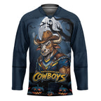 Custom Halloween North Queensland Cowboys Hockey Jersey Spooky Australia Mascot Rugby