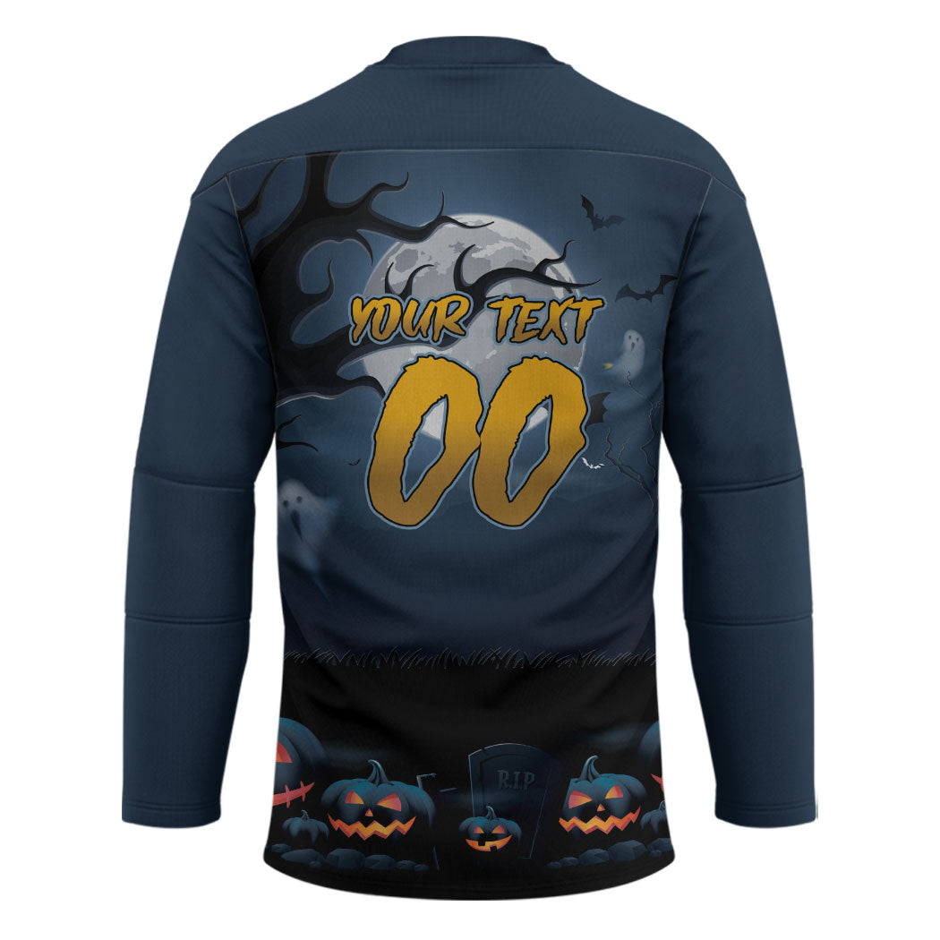 Custom Halloween North Queensland Cowboys Hockey Jersey Spooky Australia Mascot Rugby