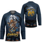 Custom Halloween North Queensland Cowboys Hockey Jersey Spooky Australia Mascot Rugby