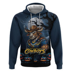 Custom Halloween North Queensland Cowboys Hoodie Spooky Australia Mascot Rugby