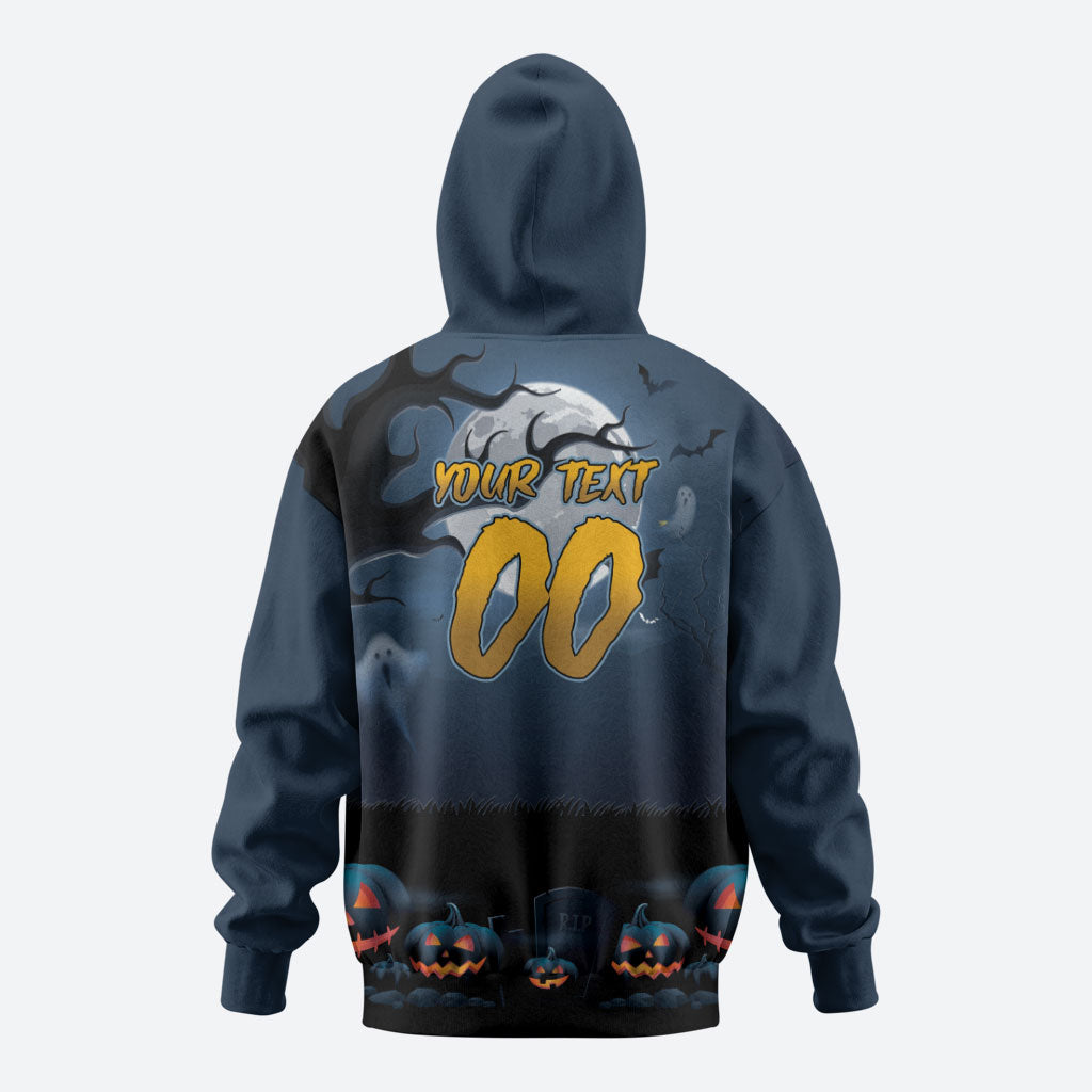Custom Halloween North Queensland Cowboys Hoodie Spooky Australia Mascot Rugby