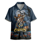 Custom Halloween North Queensland Cowboys Kid Hawaiian Shirt Spooky Australia Mascot Rugby
