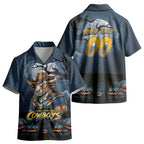 Custom Halloween North Queensland Cowboys Kid Hawaiian Shirt Spooky Australia Mascot Rugby