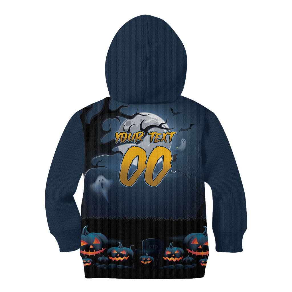 Custom Halloween North Queensland Cowboys Kid Hoodie Spooky Australia Mascot Rugby
