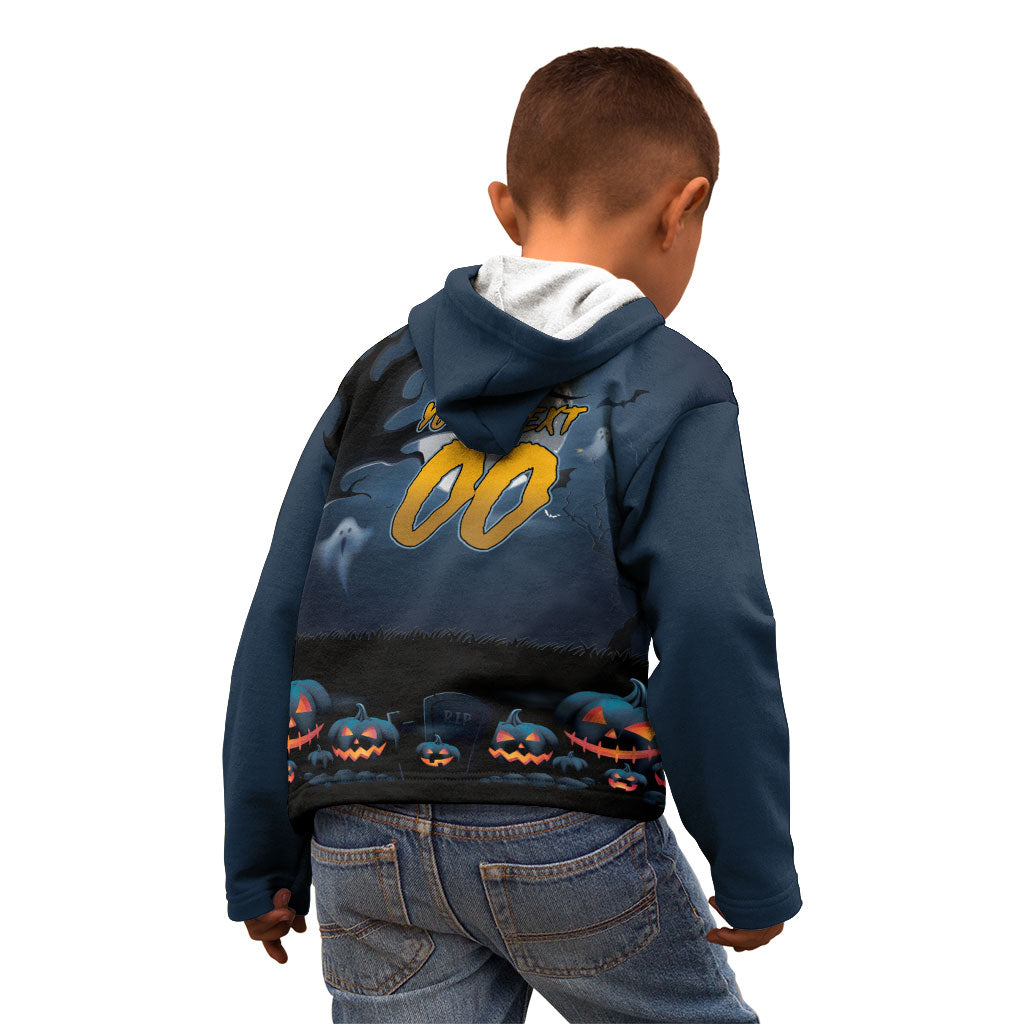 Custom Halloween North Queensland Cowboys Kid Hoodie Spooky Australia Mascot Rugby