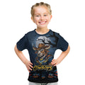Custom Halloween North Queensland Cowboys Kid T Shirt Spooky Australia Mascot Rugby