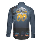Custom Halloween North Queensland Cowboys Long Sleeve Button Shirt Spooky Australia Mascot Rugby