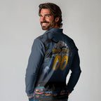 Custom Halloween North Queensland Cowboys Long Sleeve Polo Shirt Spooky Australia Mascot Rugby