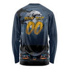 Custom Halloween North Queensland Cowboys Long Sleeve Shirt Spooky Australia Mascot Rugby