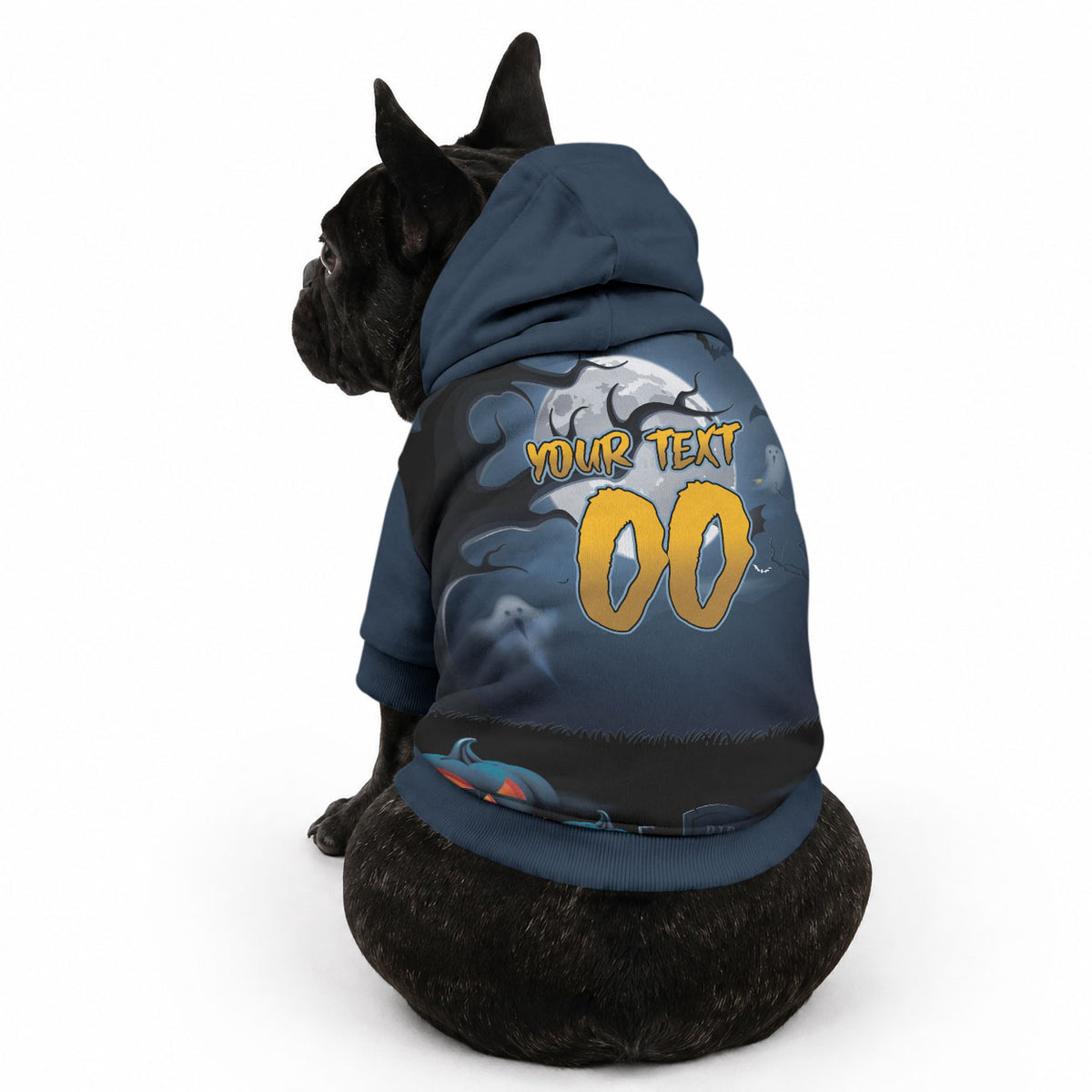 Custom Halloween North Queensland Cowboys Pet Hoodie Spooky Australia Mascot Rugby