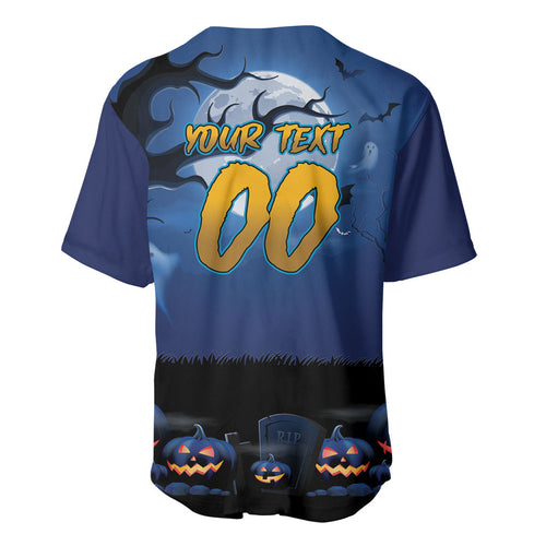 Custom Halloween Parramatta Eels Baseball Jersey Spooky Australia Mascot Rugby