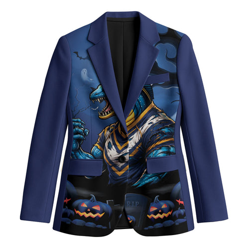 Custom Halloween Parramatta Eels Blazer Spooky Australia Mascot Rugby
