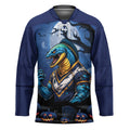 Custom Halloween Parramatta Eels Hockey Jersey Spooky Australia Mascot Rugby