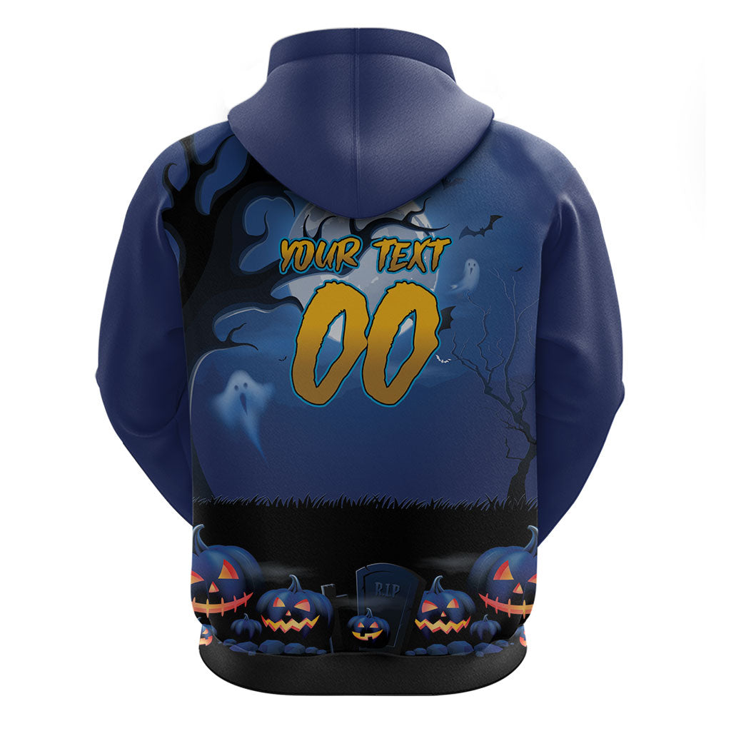 Custom Halloween Parramatta Eels Hoodie Spooky Australia Mascot Rugby