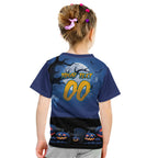 Custom Halloween Parramatta Eels Kid T Shirt Spooky Australia Mascot Rugby
