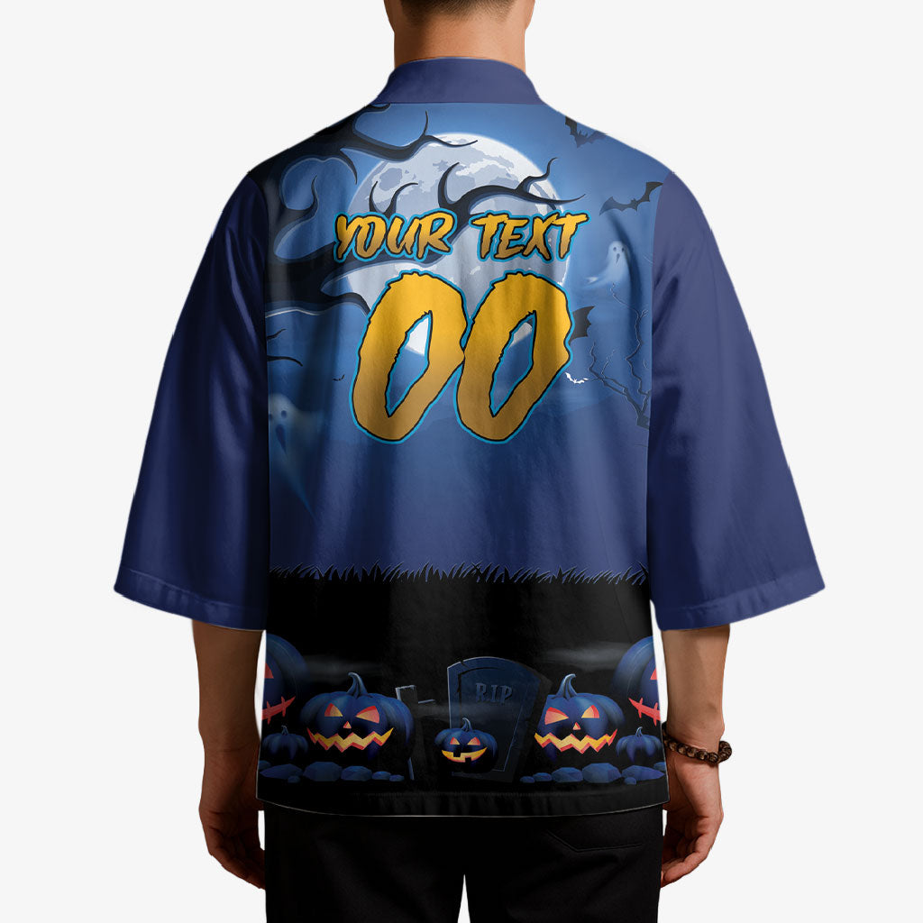 Custom Halloween Parramatta Eels Kimono Spooky Australia Mascot Rugby