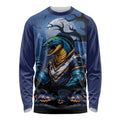 Custom Halloween Parramatta Eels Long Sleeve Shirt Spooky Australia Mascot Rugby
