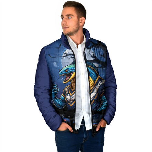 Custom Halloween Parramatta Eels Padded Jacket Spooky Australia Mascot Rugby