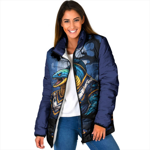 Custom Halloween Parramatta Eels Padded Jacket Spooky Australia Mascot Rugby