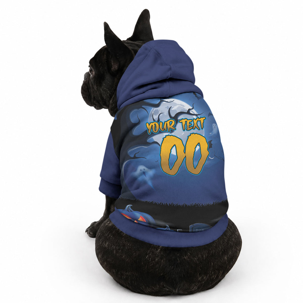 Custom Halloween Parramatta Eels Pet Hoodie Spooky Australia Mascot Rugby