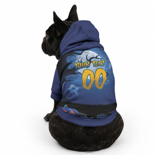 Custom Halloween Parramatta Eels Pet Hoodie Spooky Australia Mascot Rugby