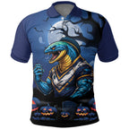Custom Halloween Parramatta Eels Polo Shirt Spooky Australia Mascot Rugby