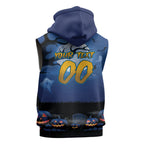 Custom Halloween Parramatta Eels Sleeveless Hoodie Spooky Australia Mascot Rugby