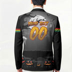 Custom Halloween Penrith Panthers Blazer Spooky Australia Mascot Rugby