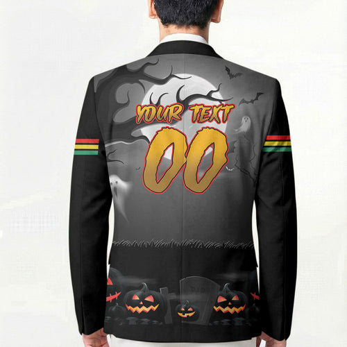 Custom Halloween Penrith Panthers Blazer Spooky Australia Mascot Rugby